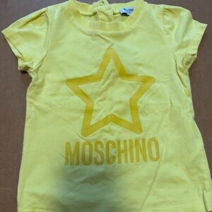 Moschino Star Print Yellow Kids Set ( worn )